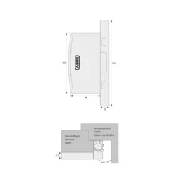 Abus Fenstersicherung FAS97 B