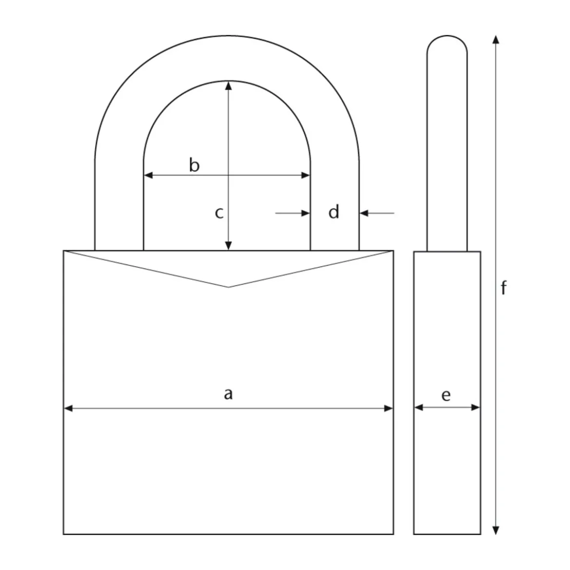 Abus Vorhängeschloss T65 L/40