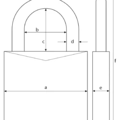 Abus Zahlenschloss 180IB/50HB63 B/DFNLI