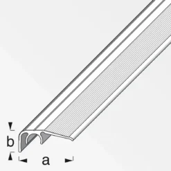 Alfer Abschluss-Profil Clipstech 32 x 12,5 mm 1m titan