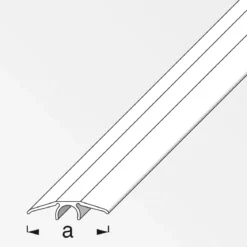 Alfer Übergangsprofil Clipstech 33 mm 1m grau