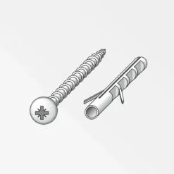 Alfer Linsenkopfschraube Clipstech-Plus mit Dübel 3 x 30 mm 10 Stück