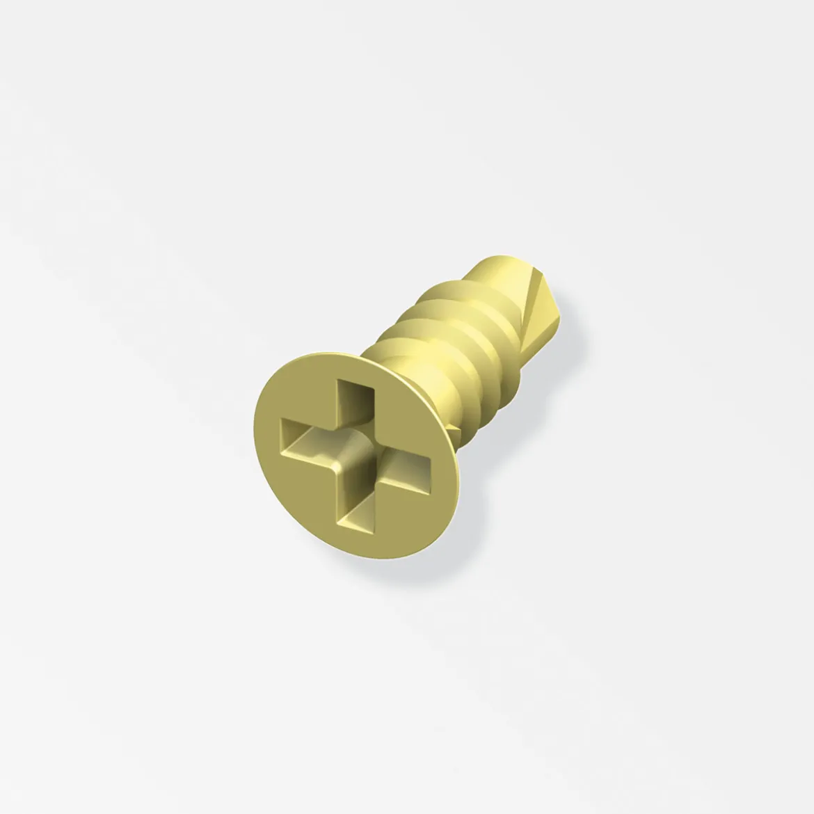 Alfer Senkkopfschrauben Clipstech-Plus 2,9 x 9,5 mm messing 10 Stück