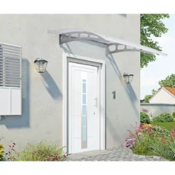 Alpertec Edelstahl-Hausnummer 4 satiniert