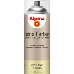 AlpinaBuntlack Feine Farben Sprühlack Opulenz in Gold 400ml