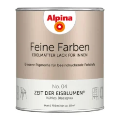 AlpinaBuntlack Feine Farben Lack No 04 Zeit der Eisblumen edelmatt 750ml