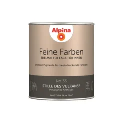 AlpinaBuntlack Feine Farben Lack No 33 Stille des Vulkans edelmatt 750ml