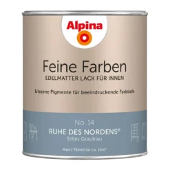 AlpinaBuntlack Feine Farben Lack No 14 Ruhe des Nordens edelmatt 750ml