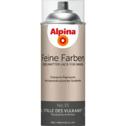 AlpinaBuntlack Feine Farben Sprühlack No 33 Stille des Vulkans edelmatt 400ml