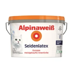 Alpina weiß Seidenlatex 1 L