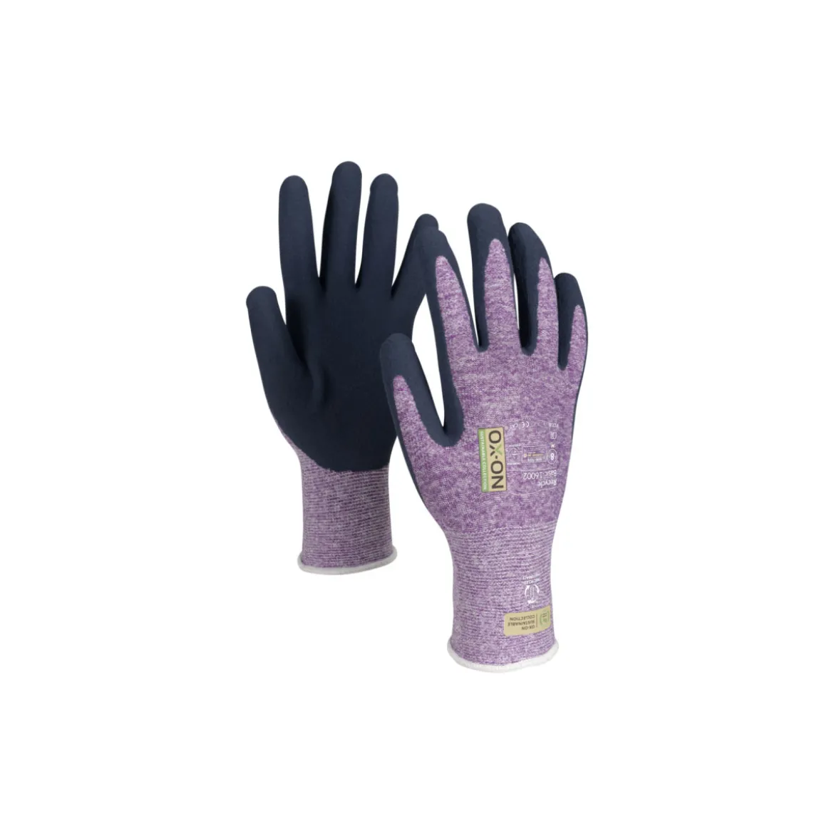 Arbeitshandschuh Recycle Basic 16002 lila