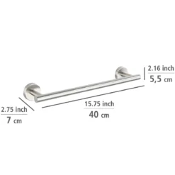 Badetuchstange 40 cm , Bosio Edelst.matt