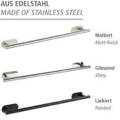 Badetuchstange Uno Orea Matt Turbo-LockEdelstahl