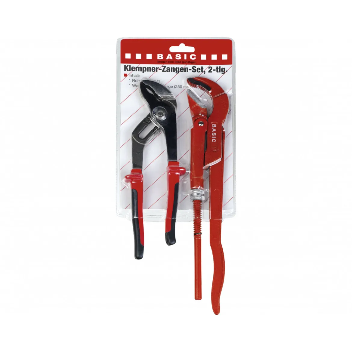 Basic Wasserpumpenzangen-Set 2-teilig