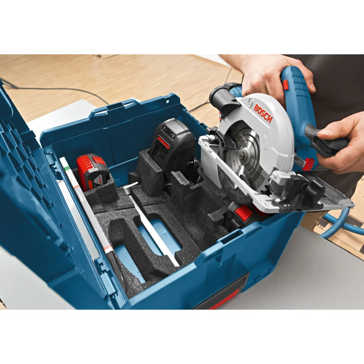 Bosch ProfessionalAkku-Kreissäge-Set GKS 18V-57 G