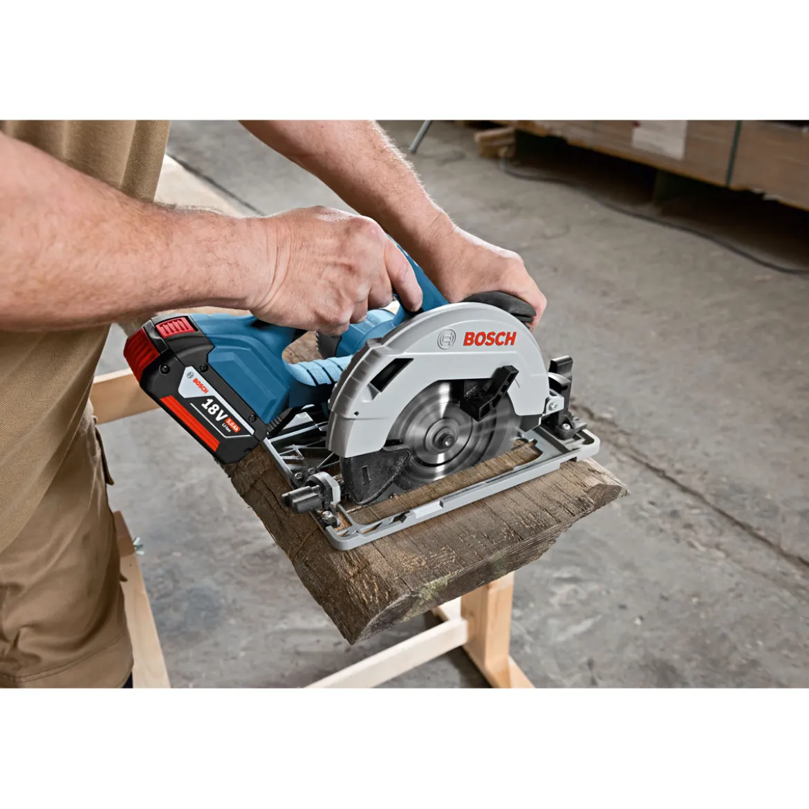 Bosch ProfessionalAkku-Kreissäge-Set GKS 18V-57 G