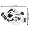 Bosch ProfessionalAkku-Kreissäge GKS 18V-57 G solo