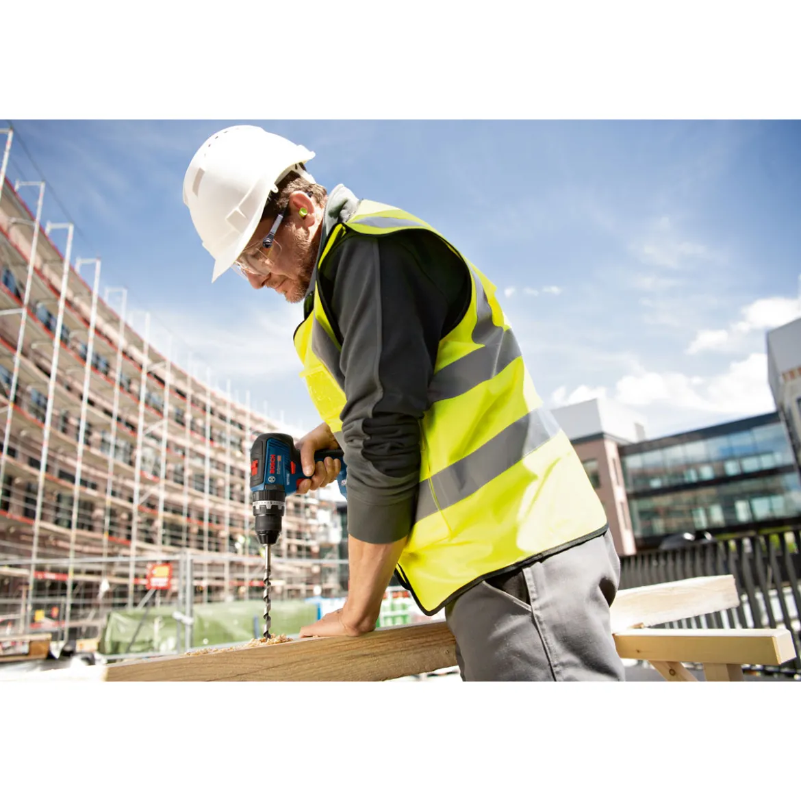 Bosch ProfessionalAkku-Schlagbohrschrauber-Set GSB 18V-55