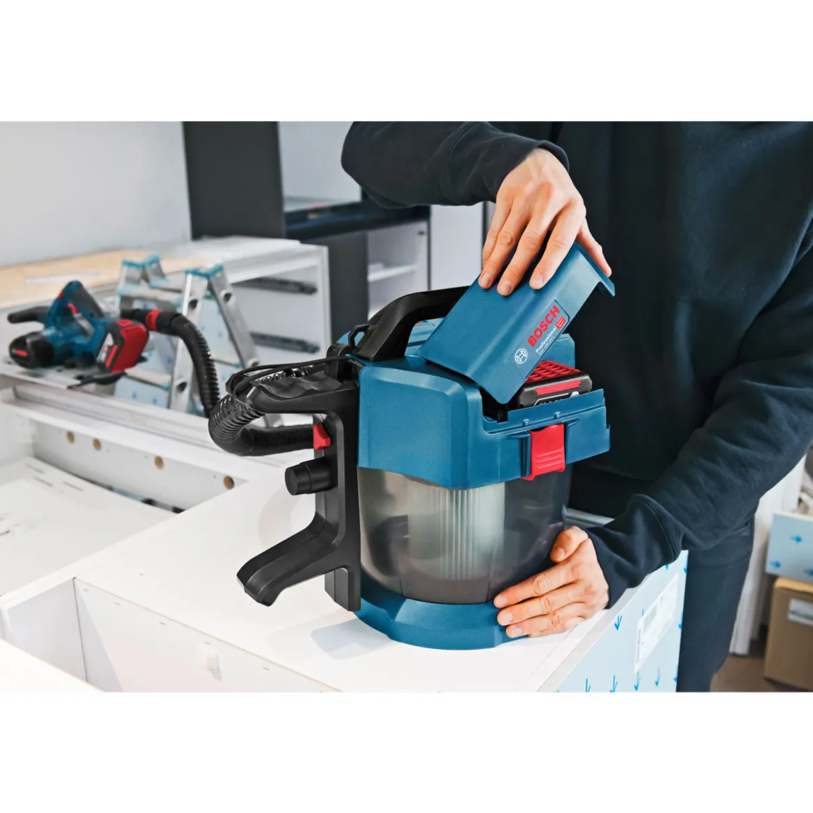 Bosch ProfessionalAkku-Staubsauger-Set GAS 18V-10 solo