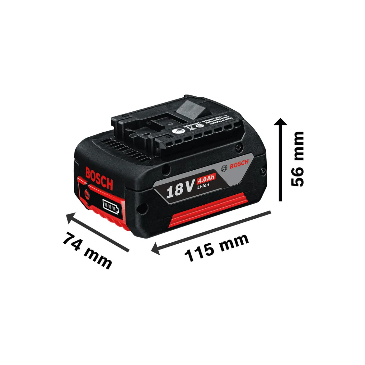 Bosch Professional Akku und Ladegerät GBA 18V und GAL 18V-40 4 Ah