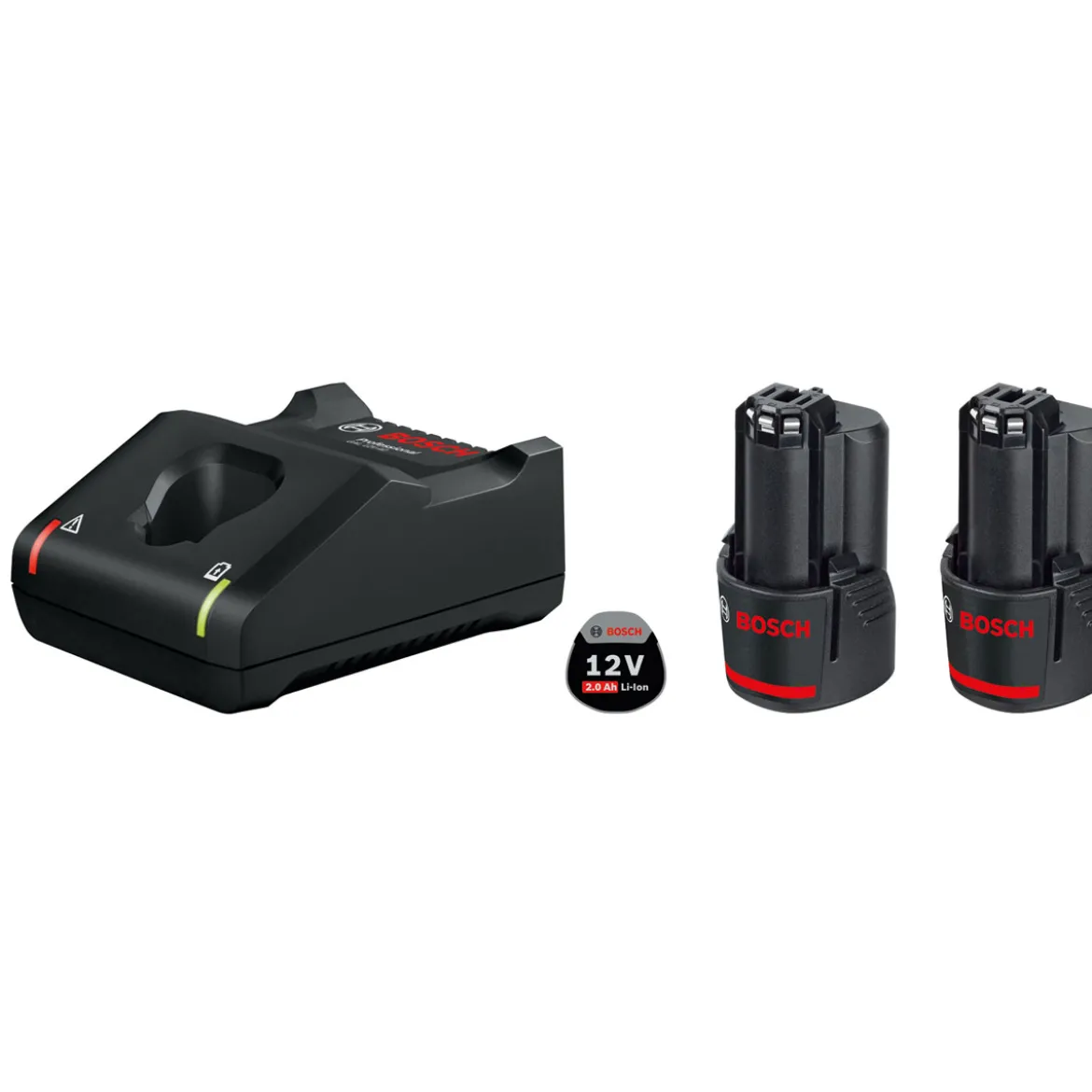 Bosch Professional Akku und Ladegerät GBA 12V und GAL 12V-40 2Ah