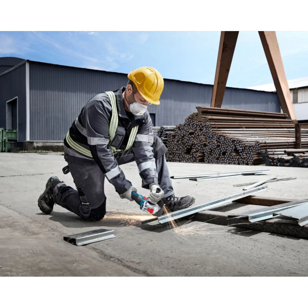 Bosch Professional Akku-Winkelschleifer GWX 18V-8 professional