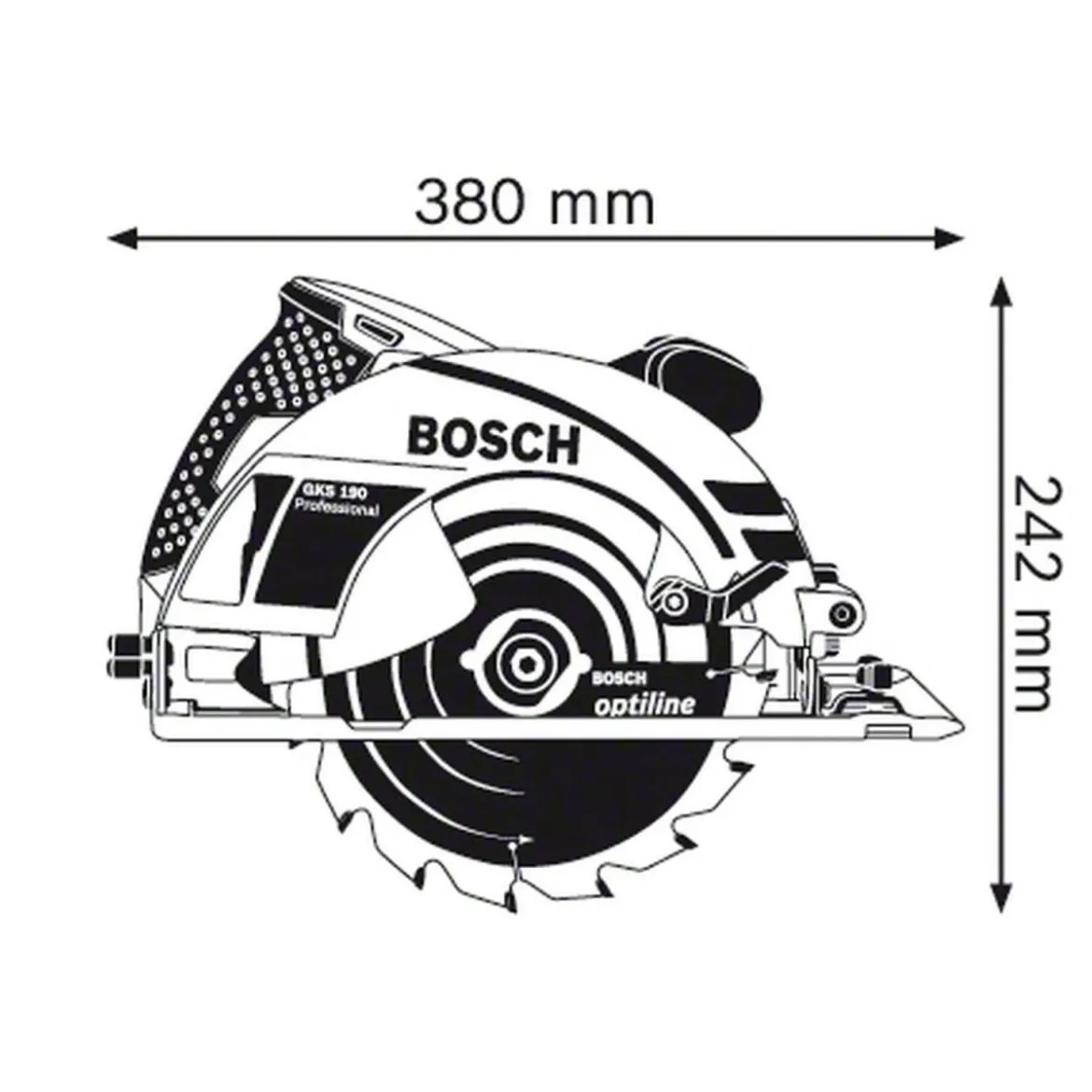 Bosch Professional Handkreissäge GKS 190 Professional
