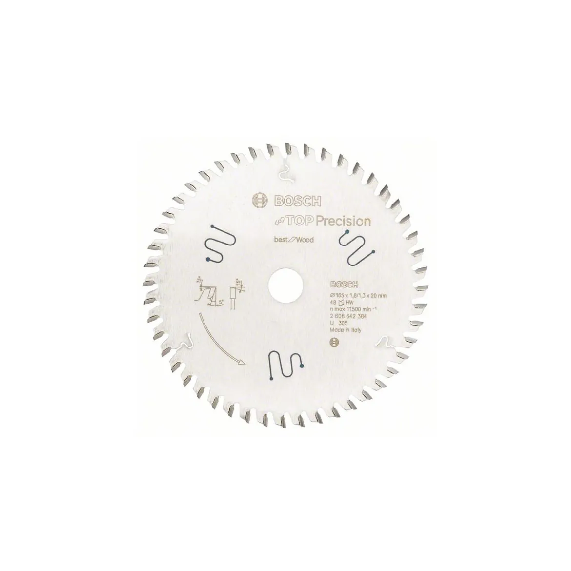 Bosch ProfessionalKreissägeblatt BS WO H 165 x 20-48 mm