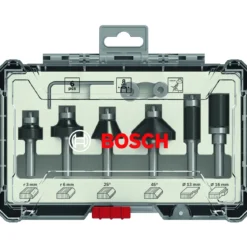 Bosch ProfessionalRand- und Kantenfräse-Set GKF 12V 6-teilig