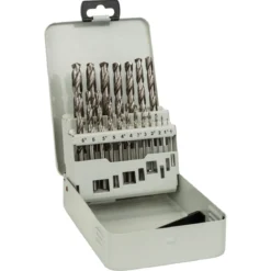 Bosch Professional19-teiliges Metallbohrer-Set HSS-G DIN 338 135 in Metallkassette 1–10 mm