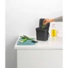 Brabantia Abfalleimer Sort & Go 18,8 x 18,1 x 13,9 cm grau