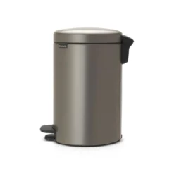BRABANTIA Treteimer Newicon 12 L mit Kunststoffeinsatz platinum
