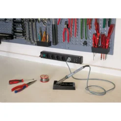 Bremounta 5fach mit USB schwarz DE 3mH05VV-F3G1,5 mit Schalter