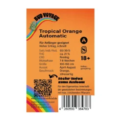 Bud Voyage Hanfsamen Tropical Orange Auto