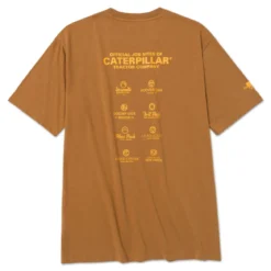 CAT Graphic T-shirt bronze Gr. XL