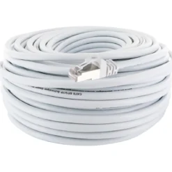 CAT6 Netzwerkkabel SF/UTP 30,0m weiss