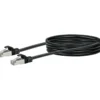 CAT6 S/FTP Netzwerkkabel 1,0m schwarzmax. 250 Mhz 1 Gbit/s