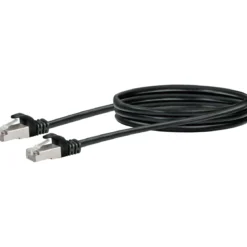 CAT6 S/FTP Netzwerkkabel 0,5m schwarzmax. 250 Mhz 1 Gbit/s