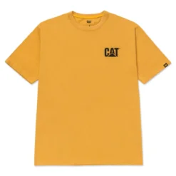 CAT Trademark T-shirt Mustard Gr.XL