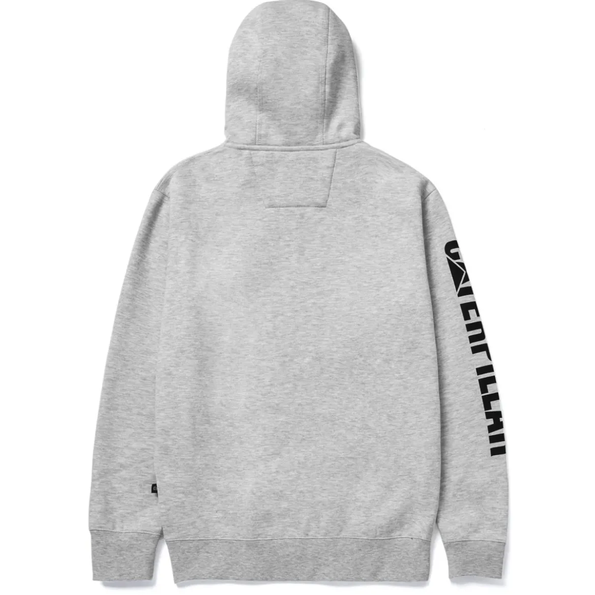 CAT Zip Hoodie Banner Gr. L grau
