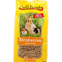 Classic Friends Strohstreu 8kg/ca.20lpelletiert