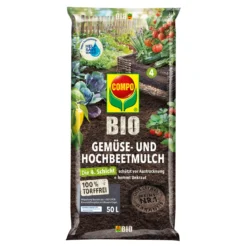Compo BIO Gemüse- und Hochbeetmulch 50 L