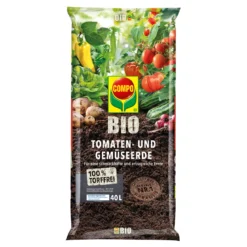 Compo BIO Tomaten- und Gemüseerde torffrei 40 L