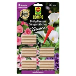Compo Blühpflanzen Düngestäbchen mit GUANO 30 Stäbchen
