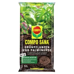 Compo SANA Grünpflanzen- und Palmenerde 5 L