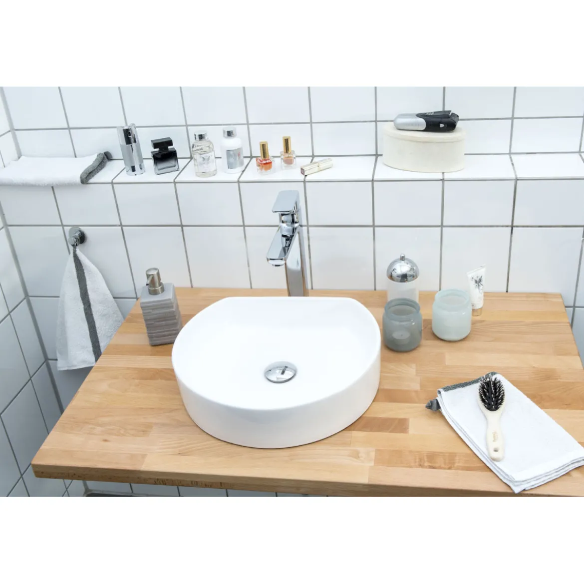 Cornat Aufsatzwaschtisch Anta 40 cm weiß