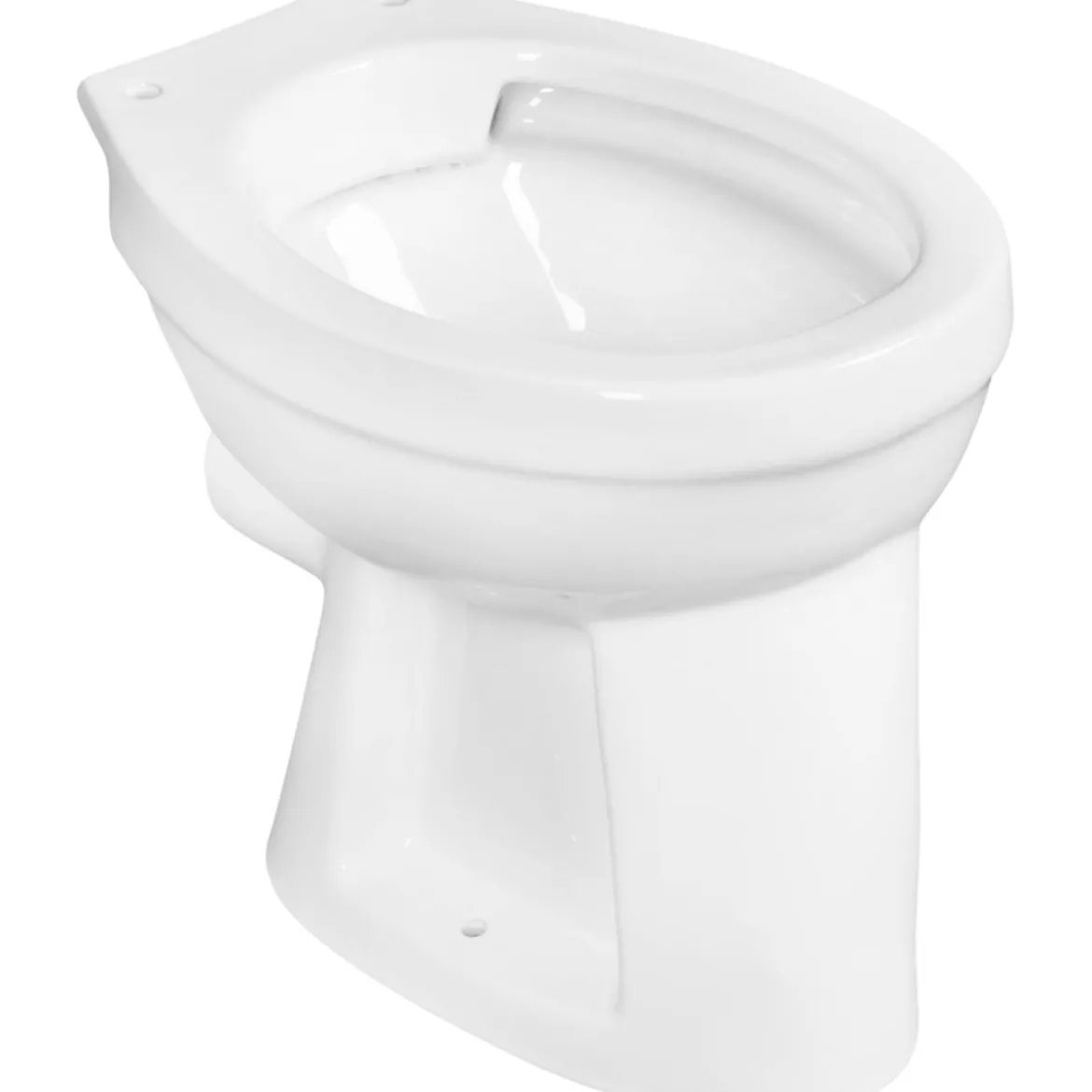 Cornat Flach Stand-WC spülrandlos Abgang waagerecht weiß