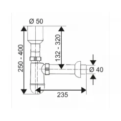 Cornat Urinal Komplettset