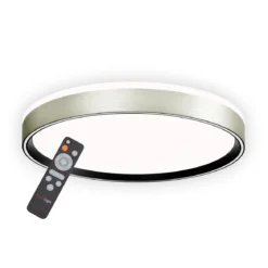 Decken-Wandleuchte SHINING PLUTO LED ALU 1800K 24W