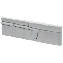 Dekorfliese Trento-1 200/340 x 93 x 12-24 mm grau
